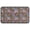 Mushroom and Foliage Purple Pattern, variant on Mushroom and Butterfly Black Pattern Non Slip Washable Indoor Door Mat, Decorative Entry Rug for Entrance Bedroom Kitchen Bathroom, 30"x17"