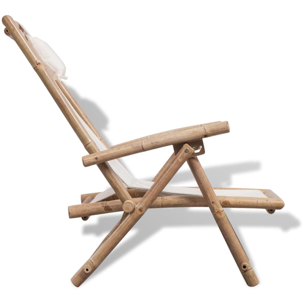 Lowestbest Outdoor Bamboo Deck Chair, Garden Folding Chairs for Patio Beach Yard Lowestbest Outdoor Bamboo Deck Chair, Garden Folding Chairs for Patio Beach Yard