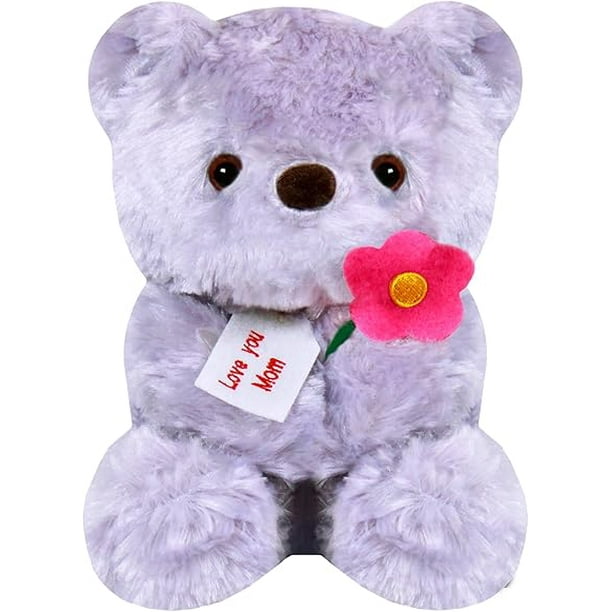 Oso de peluche morado on sale