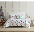 thumbnail image 1 of Holiday Time 4 pieces Comforter Set, Twin Bedding Set Tinsel TownKids, 1 of 4