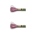 thumbnail image 1 of Matsuzay Hilo de cableado de punto de cruz Fibra de poliéster No es fácil de desvanecer Línea de bordado doble mercerizado Cuerda de lingotes Rosa PúrpuraE316 2piezas, 1 of 6