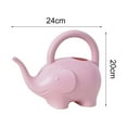 thumbnail image 4 of Water Can Anti-slid Handle Cute Plastic Creative Elephant Shape Water Pot for Garden, 4 of 11