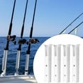 thumbnail image 6 of Miulika 4Pcs Fishing Pole Rack, Fishing Rod Holder, Fishing Accessories Stand Fishing Rod Bracket for Garage Kayak Marine Yacht Boats White, 6 of 9