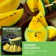 thumbnail image 4 of 2 Packs Yellow Petite Watermelon Seeds - Non-GMO Heirloom Full Sun Annual Vegetable, 4 of 8