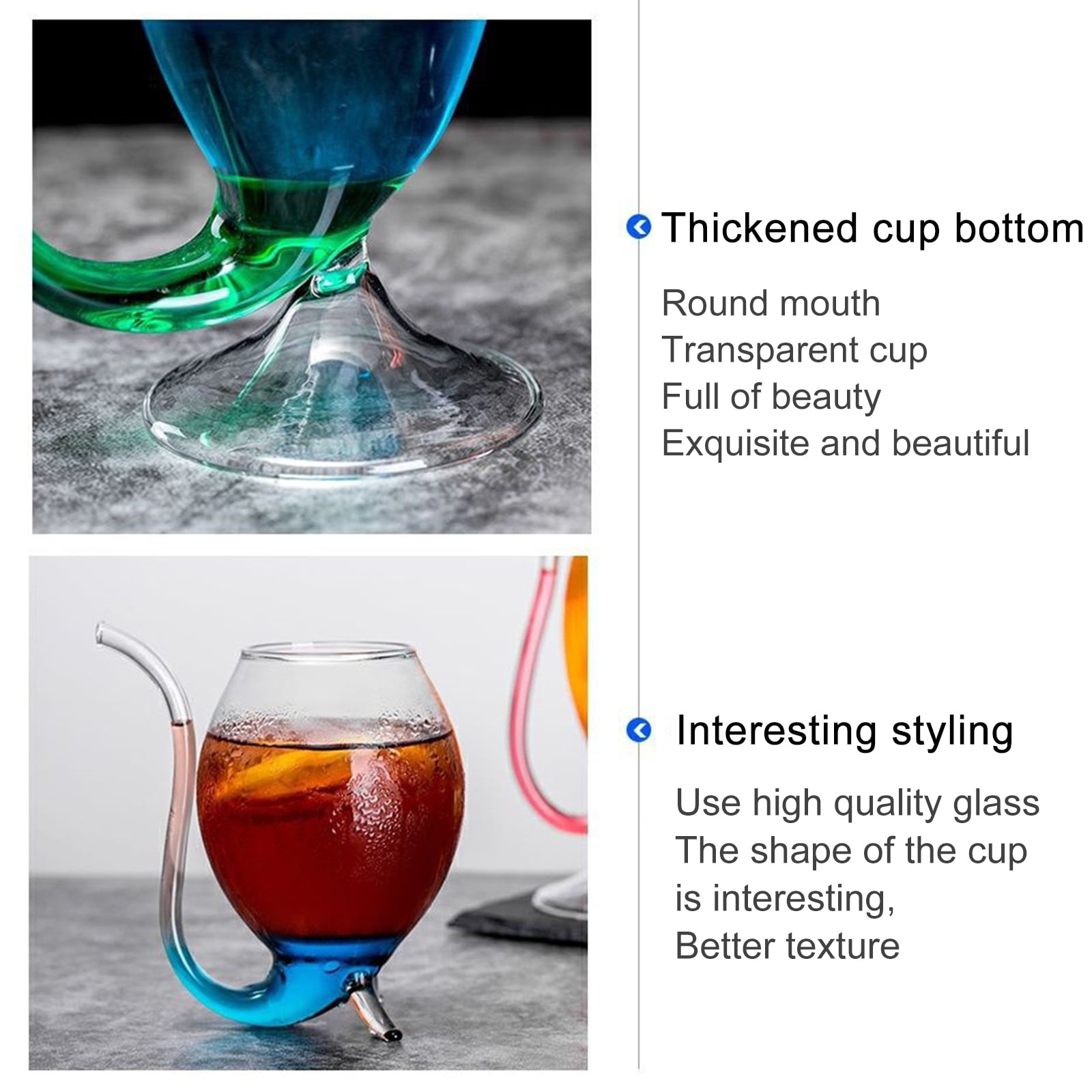 Vampire Glass For Mocktail Cocktail Juices