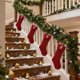 thumbnail image 4 of Herunwer Christmas Stockings with Initials, Letter Embroidered Xmas Stockings, Monogram Knitted Xmas Stocking, Christmas Party Fireplace Family Hanging Stocking Decorations, 4 of 5