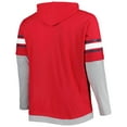thumbnail image 3 of Men's New Era Red St. Louis Cardinals Big & Tall Twofer Pullover Hoodie, 3 of 3