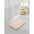 thumbnail image 2 of Bath Rug for Bathroom Non Slip Bathroom Mat (20 x 32, Blush) Water Absorbent Soft Microfiber Shaggy Bathroom Rug Machine Washable Bath Mat for Bathroom Thick Plush Shower Mat, 2 of 6