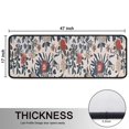 thumbnail image 5 of Kitchen Rugs Sets Of 2,Pioneer Flower Floral Print Pattern Anti Fatigue Kitchen Mat Rugs Non Slip Washable,Decorative Kitchen Floor Mats for Kitchen,Sink,Laundry,17"x47"+17"x47", 5 of 5