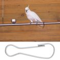 thumbnail image 4 of Gancho para accesorios de loros, 100 Uds., accesorios para pájaros de metal de alta calidad, gancho, accesorio para jaula de pájaros, diseño exquisito, 4 of 9