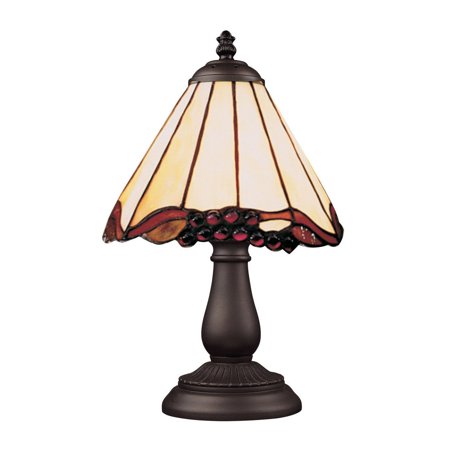 Mix N Match 1 Light - New Product Mix-N-Match 1 Light Table Lamp In Tiffany Bronze And Honey Dune Glass 080-TB-03 Sold by VaasuHomes