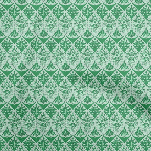 oneOone Georgette Viscose Green Fabric Asian Leaves Quilting Supplies Print Sewing Fabric By The Yard 42 Inch Wide