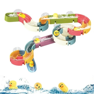 Bath Toys for Kids Ages 4-8, Wall Bathtub Toy Slide for Toddlers 3