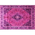 thumbnail image 1 of Ahgly Company Indoor Rectangle Medallion Pink Traditional Area Rugs, 6' x 9', 1 of 4