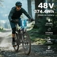 thumbnail image 4 of AIRWEST E-bicycle for Adults, Peak 750W Motor Electric Bicycle, 48V 7.8Ah Lithium Battery, 26'' Commuter Women E bike, 7-Speed City Cruiser Bicycle, 40 Miles Range (UL2849), 4 of 8