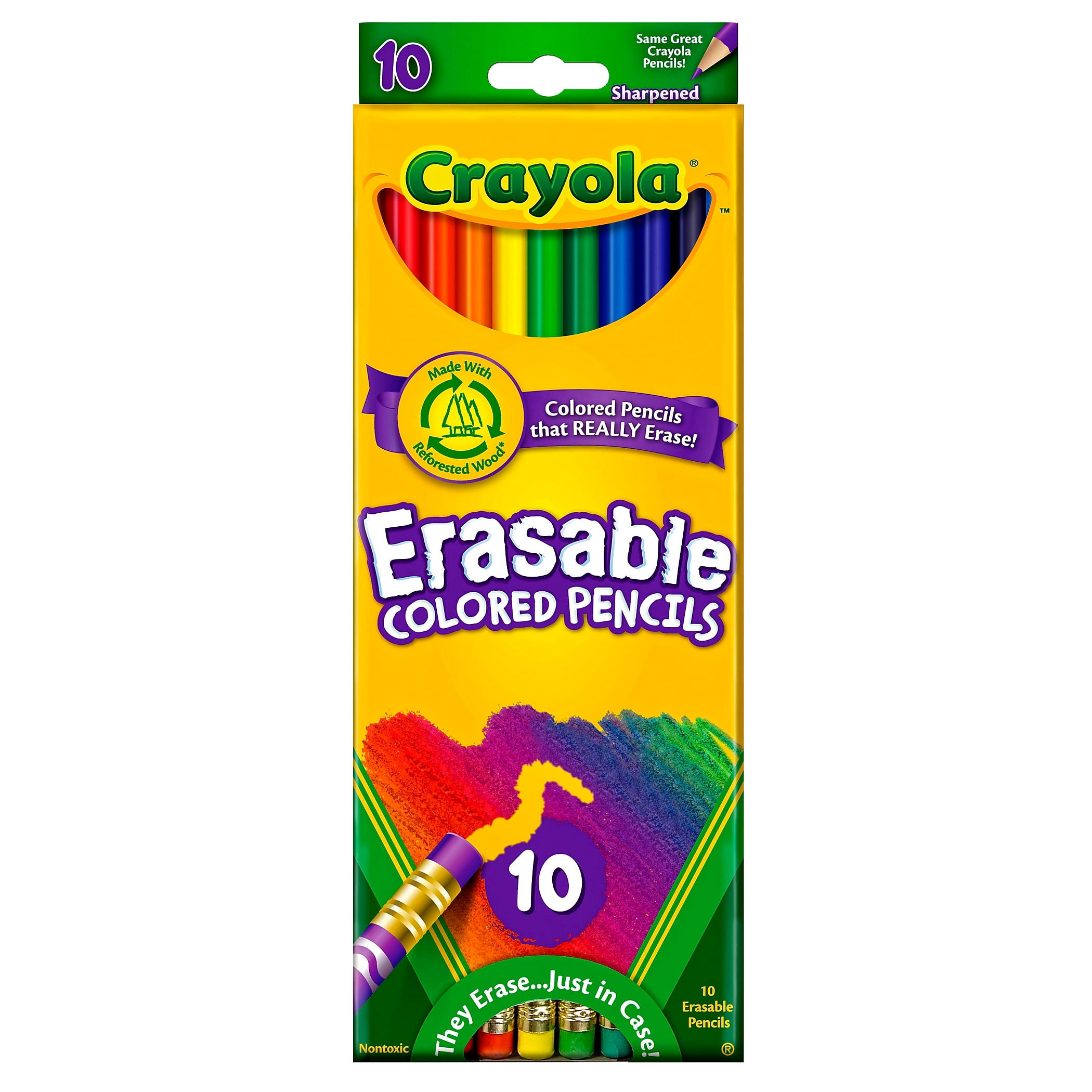 Crayola Erasable Colored Pencils Assorted 68 4410 Walmart crayola-erasable-colored-pencils-assorted-68-4410-walmart