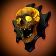 thumbnail image 1 of Xihbxyly Luz de Noche de Esqueleto de Halloween, Estilo Luminoso o No Luminoso, Artesanía de Resina Pintada a Mano, Decoración de Pared Espeluznante, Perfecta para Fiestas de Halloween, Decoración de, 1 of 5