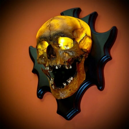 

WMYBD Home Decor Gifts Halloween Home Walls Fine Horror Skeleton Night Light Wall Decorations