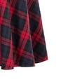thumbnail image 4 of IROINNID Women's Fashion Plaid With Buttons Vintage High Waist Pleated Skirt Mid Empire Waist Mid Print Skirt, 4 of 4