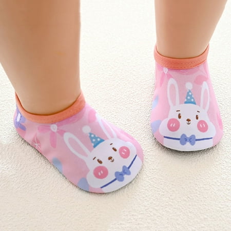 

Hunpta Baby Aqua Socks The Girls Shoes Cartoon Boys Floor Socks Barefoot Kids Non-Slip Baby Shoes
