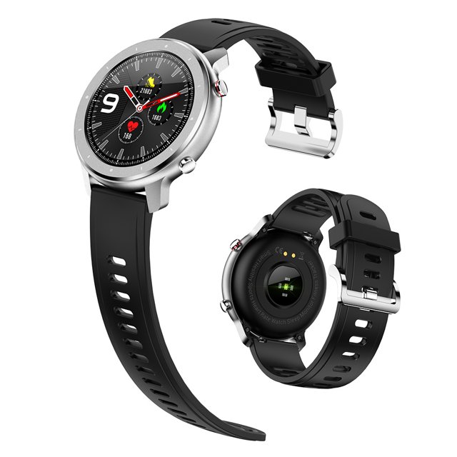 Smartband impermeable Ticfox F12 Pulsera elegante del deporte llena redonda del metal