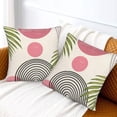 thumbnail image 5 of Boho Pillow Covers 16x16 Set of 2, Mid-Century Blue Orange Drop Shapes Decorative Throw Pillow Covers Outdoor Retro Abstact Lumbar Pillow Cases for Bed Couch Sofa Home Decor, 5 of 5