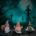 thumbnail image 7 of Hodao Halloween Gnome Decorations Set of 3 – Resin Bat-Winged Witch Gnomes with Pumpkin, “BOO” Banner, and Cauldron – Hand-Painted Halloween Figurines for Home, Tabletop, Porch, or Garden Decor, 7 of 7