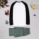 thumbnail image 5 of Pijamas de Navidad Para La Familia Trajes A Juego Hombres Papá Impreso Blusa O-Cuello Tops + Pantalones Conjunto de Navidad Odeerbi  ODB188676, 5 of 8