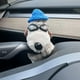 thumbnail image 1 of Paquete de materiales de bricolaje hecho a mano, lindo perro, decoración de palanca de cambios para coche, muñeco de peluche para interior de coche, adornos creativos para cumpleaños, 1 of 7