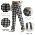 thumbnail image 7 of LANBAOSI 2 Pack Womens Plaid Flannel Pajama Pants With Pockets Size S, 7 of 7