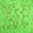 thumbnail image 1 of Ahgly Company Indoor Square Southwestern Green Country Area Rugs, 3' Square, 1 of 1