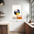 thumbnail image 3 of Elephant Stock Series Vii No. 7d Wall Art - Vertical Canvas Wall Art - Living Room Wall Decor - Abstract Canvas - Beige And Yellow Decor By Hilma Af Klint - 24" x 36", 3 of 8