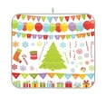 thumbnail image 3 of IAUYY 18 x 24 Inch Dish Drying Mat Dish Drying Mat Microfiber Kitchen Mats Large Counter Absorbent Dish Pad Drainer Rack A Flags Wreaths, 3 of 8