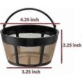 thumbnail image 3 of The reusable 8-12 basket coffee filter is suitable for coffee machines and brewing machines. Replace the reusable coffee filter-BPA free, 3 of 4