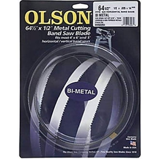 59.5" X 1/4" X .025" X 10/14N Band Saw Blade – M42 Bi-Metal, 1-Piece, Variable Pitch, For General Purpose Cutting Of Steels & Non-Ferrous Metals