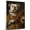 American Bulldog, variant on Tibetan Spaniel Dog Playing Violin Stretched Canvas Size 8x12 – Music Dog, Perfect for Animal Lovers, Tibetan Spaniel Dog Canvas, Violin Canvas Size Wall Art