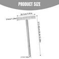 thumbnail image 3 of Clearance Under 5$ Hand Sign Stainless Steel Pole D 2, Fdelink Welcome Sign Holder Rod Multi Function Sports Voting Made of Sturdy Metal for Events, 3 of 9