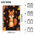 thumbnail image 3 of Squirrel Pattern A5 8.3x5.7in PP Notebook, Adjustable Rings, 60 Sheets, Diary or Journey Note, 3 of 8