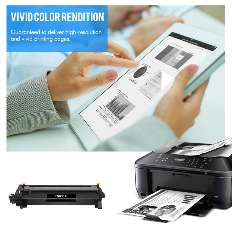 Toner Bank TN-830XL Toner Cartridge * 2 & DR-830 Drum Unit * 1