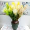 thumbnail image 3 of Famyfamy mulation Flower 5 Forks Reed Artificial Flower Living Room Flower Home Furnishings Decor Wedding Flowers, 3 of 18