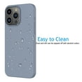 thumbnail image 5 of Njjex For iPhone 15 Pro Max Case with Screen Protector,Liquid Silicone Soft Gel Rubber Slim Microfiber Lining Cushion Texture Cover Shockproof Protective Case for iPhone 15 Pro Max 6.7", Gray, 5 of 7
