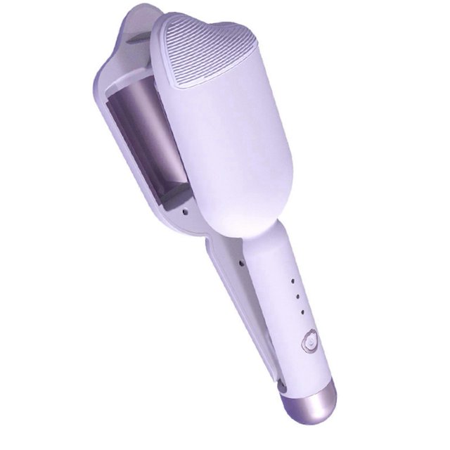 36mm Egg Roll Curling Iron Waving Hair Curler Wand Non Slip Handle 3 Gears Adjustable Temperature Ceramic Hair Crimper