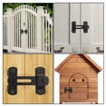 thumbnail image 1 of Langgg 2piece Flipping Latch Strong Durability And Reliability Provides Safety And Privacy Easy black 1Set, 1 of 6