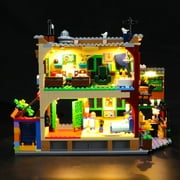 LIGHTAILING Lighting Kit for 123 Sesame Street Building Blocks Model, Led Light Set Compatible with Legos 21324 (Not Include Building Set)