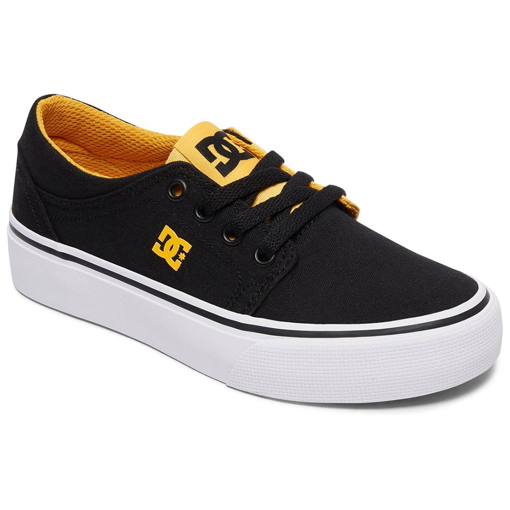 DC Shoes Trase TX Boys/Child shoe size 1 Casual ADBS300083-BKY Black/Yellow  