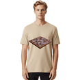 thumbnail image 2 of Checkerboard Mens Graphic Tee, 100% Cotton, Casual Summer Wear BAA282, 2 of 2