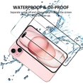 thumbnail image 5 of 4-1Pcs Screen Protector Case for IPhone 15 14 13 12 11 Pro Max Tempered Glass for IPhone X XR XS Max 6 7 8 Protective Glass Film 4pcs Black For iPhone 14, 5 of 5