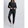 thumbnail image 6 of KelaJuan Women 2 Piece Tracksuits Fleece Warm Long Sleeve Sweatshirt and Elastic Sweatpants for Activewear Workout Outfits, 6 of 6
