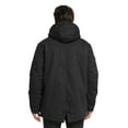 thumbnail image 4 of WenVen Men's Winter Coat Puffer Jacket Insulated Parka Coat with Removable Hood Black 3XL, 4 of 12