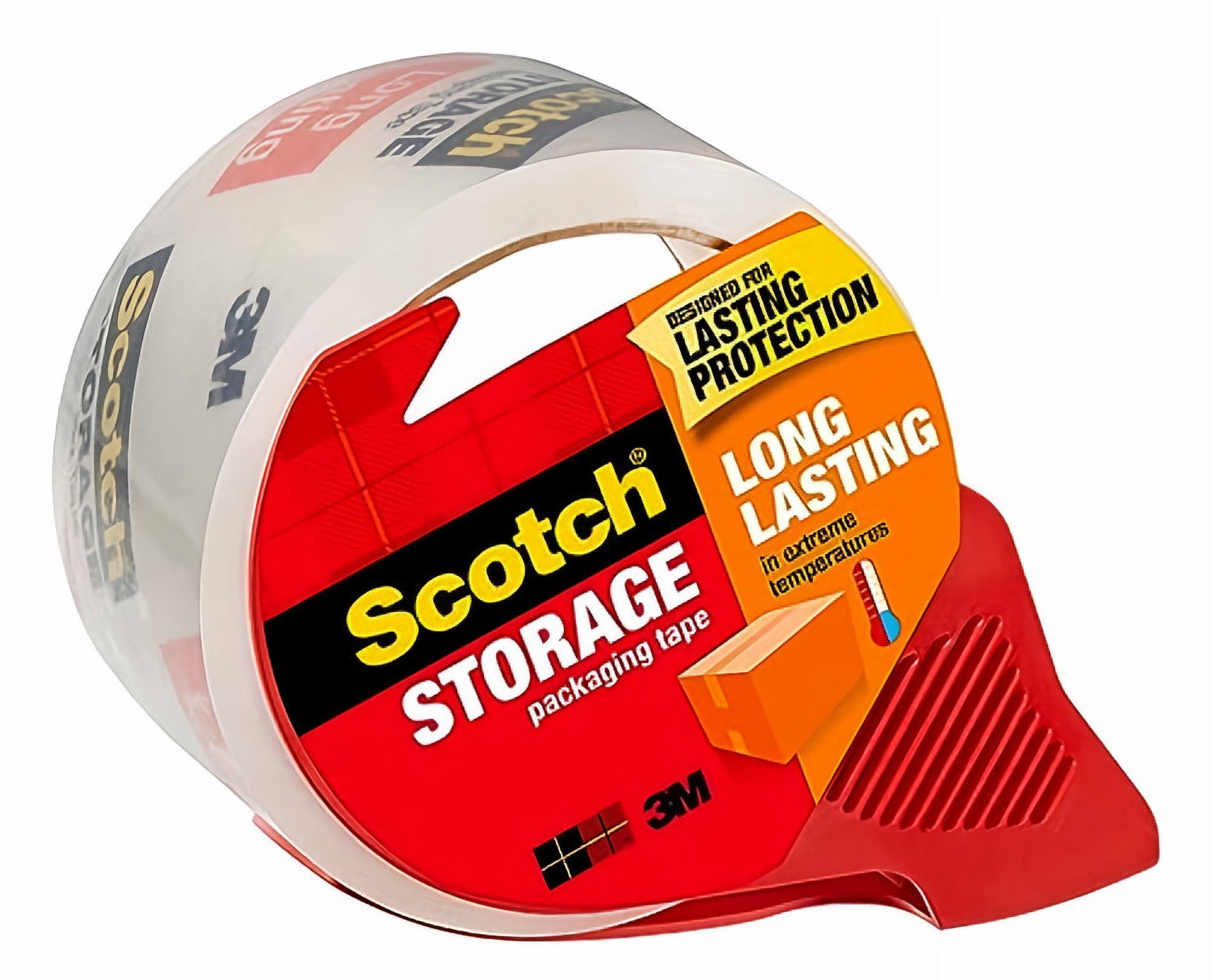 Scotch Storage Packaging Tape , 1.88 in. x 38.2 yd., 1 Dispenser (Pack of 8)